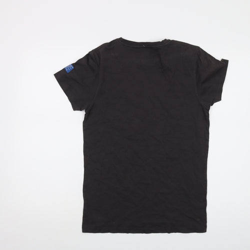 JACK & JONES Mens Grey Cotton T-Shirt Size S Crew Neck