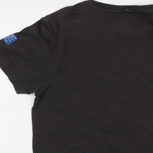 JACK & JONES Mens Grey Cotton T-Shirt Size S Crew Neck