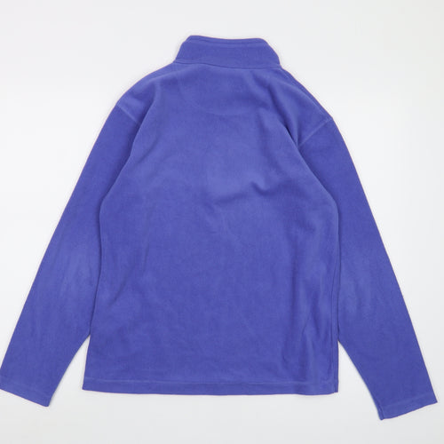 Regatta Womens Blue Polyester Pullover Sweatshirt Size 10 Zip