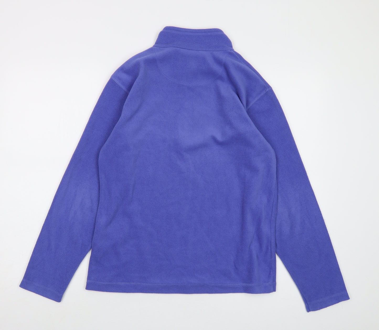 Regatta Womens Blue Polyester Pullover Sweatshirt Size 10 Zip