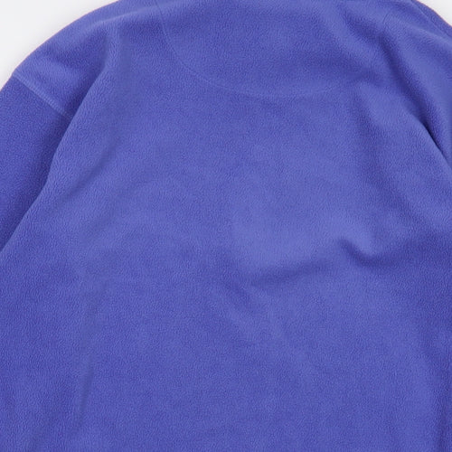 Regatta Womens Blue Polyester Pullover Sweatshirt Size 10 Zip