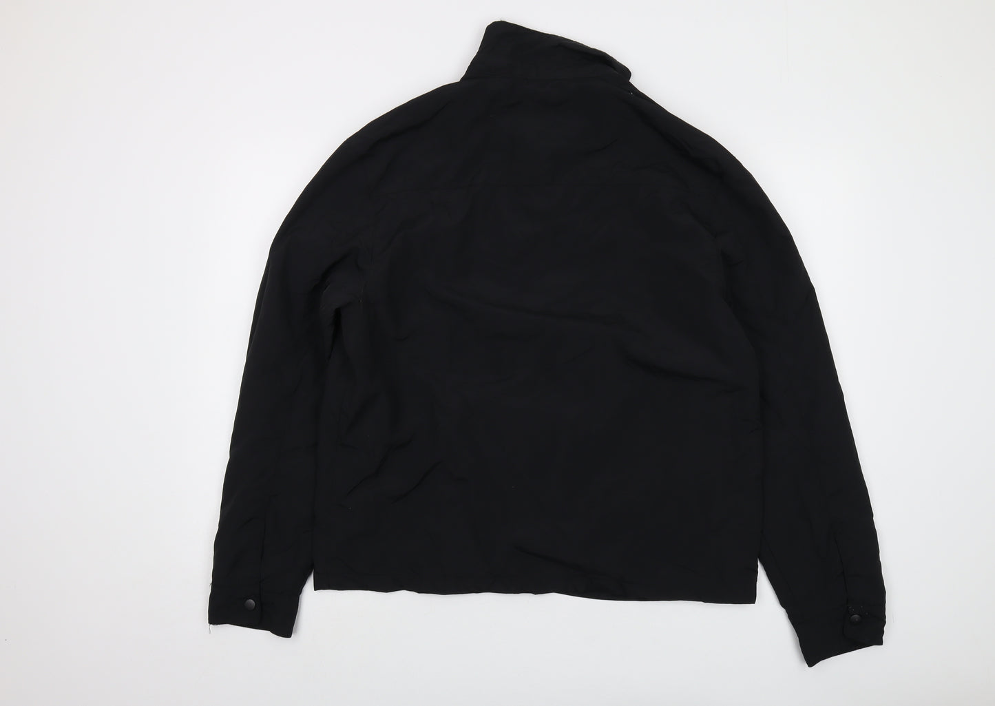 Brave Soul Mens Black Jacket Size L Zip