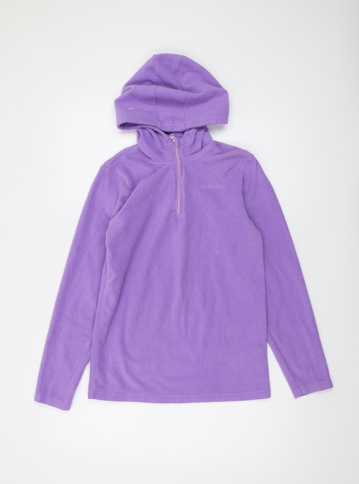 Mountain Warehouse Girls Purple Polyester Pullover Hoodie Size 13 Years Zip