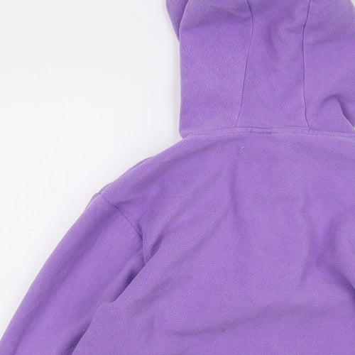 Mountain Warehouse Girls Purple Polyester Pullover Hoodie Size 13 Years Zip