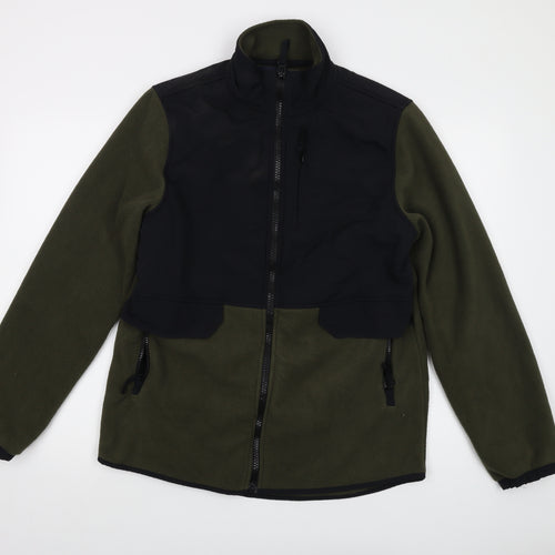 Nerve Mens Green Jacket Size M Zip