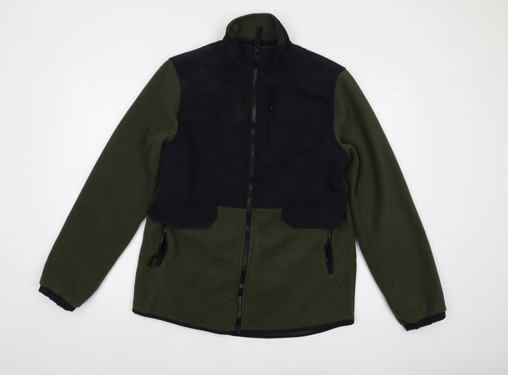 Nerve Mens Green Jacket Size M Zip