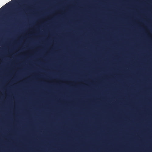 Nike Boys Blue Cotton Basic T-Shirt Size 11-12 Years Crew Neck Pullover