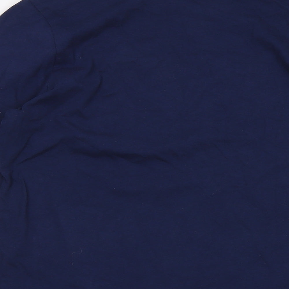 Nike Boys Blue Cotton Basic T-Shirt Size 11-12 Years Crew Neck Pullover