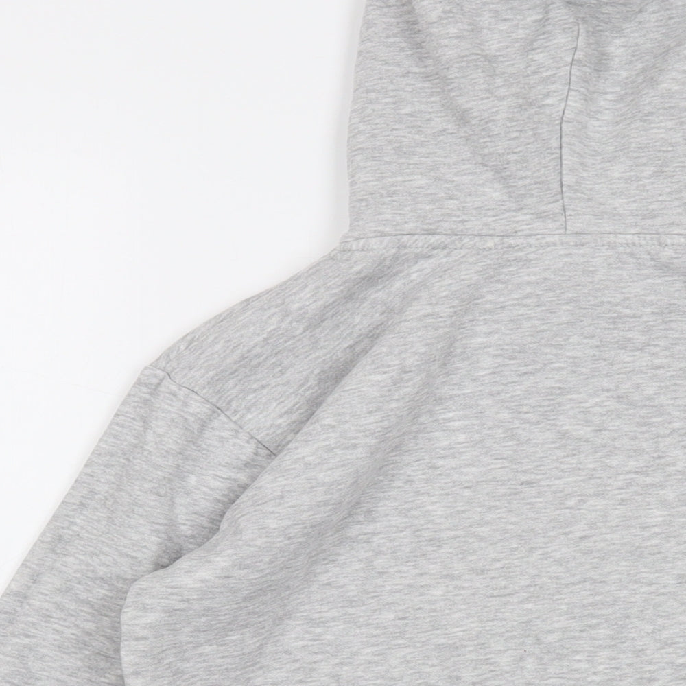 Sonic Boys Grey Cotton Pullover Hoodie Size 12-13 Years Pullover