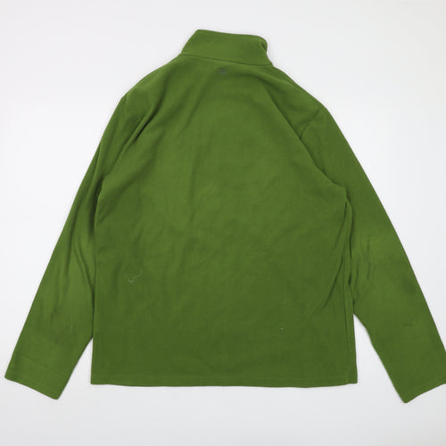 Mountain Warehouse Mens Green Polyester Pullover Sweatshirt Size M