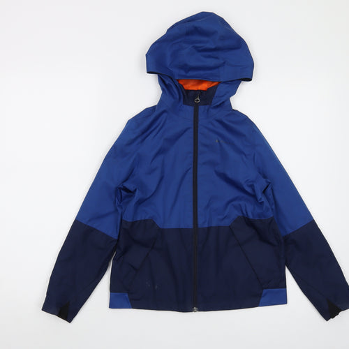 Quechua Boys Blue Jacket Size 10 Years Zip
