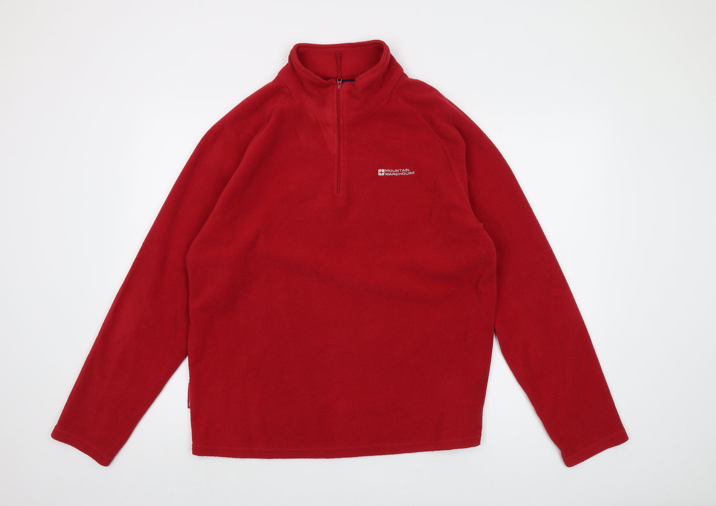 Mountain Warehouse Mens Red Polyester Pullover Sweatshirt Size M