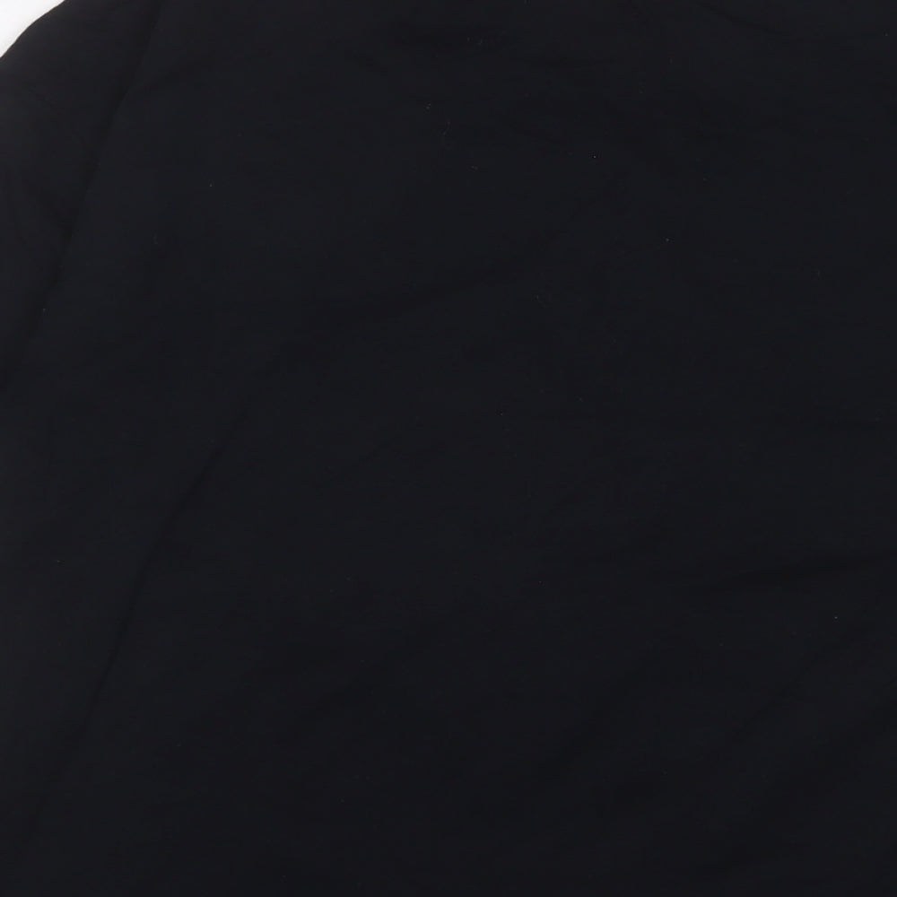 Zara Womens Black Cotton Basic T-Shirt Size S Crew Neck - Looney Tunes