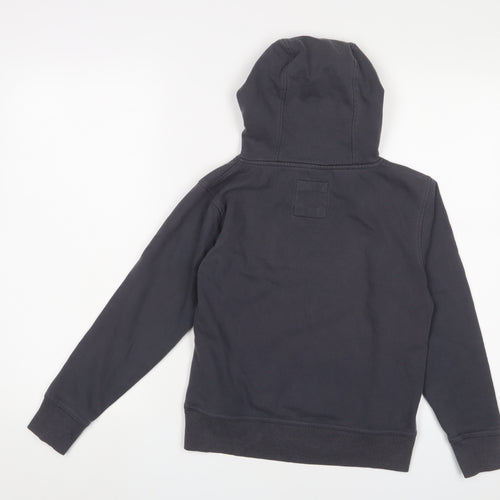 Wilson Boys Grey Cotton Pullover Hoodie Size 9-10 Years Pullover - Logo
