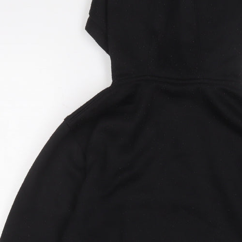 Lonsdale Mens Black Polyester Full Zip Hoodie Size S - Logo