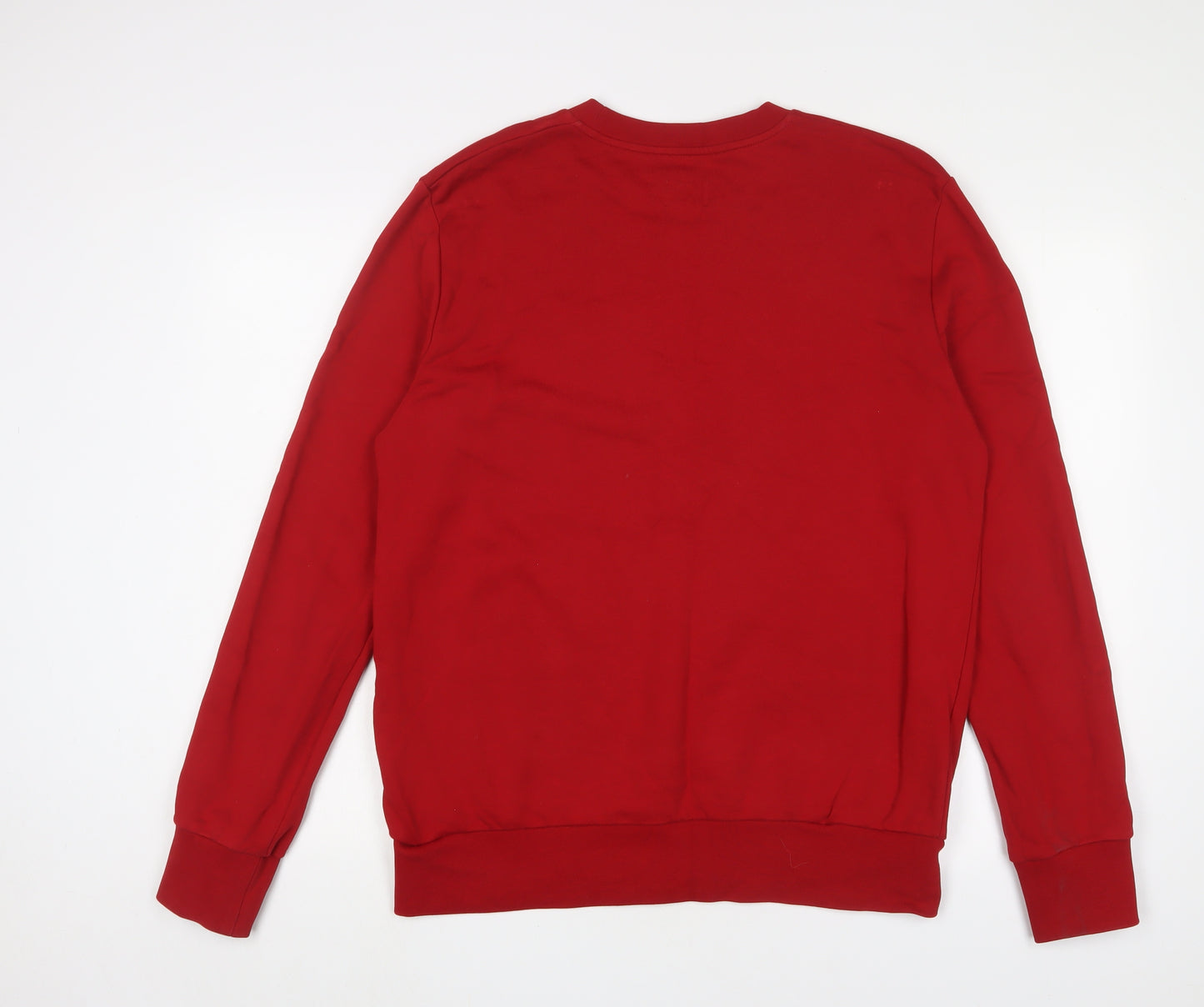 Vivienne Westwood Mens Red Cotton Pullover Sweatshirt Size L - Logo, Embroidered