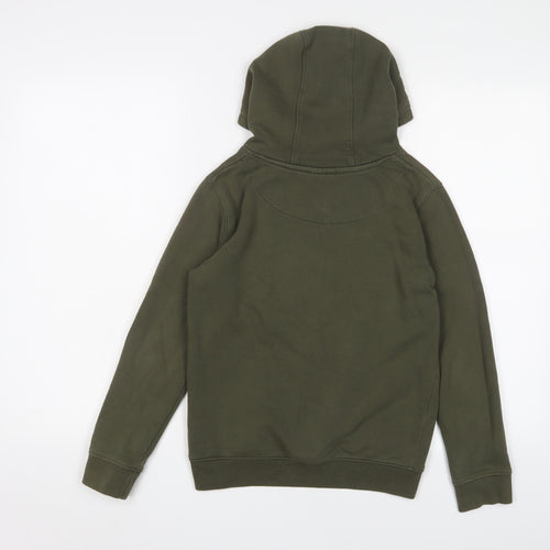 Money Boys Green Cotton Pullover Hoodie Size 9-10 Years Pullover - Logo
