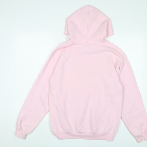 TIKTOK Womens Pink Cotton Pullover Hoodie Size S Pullover