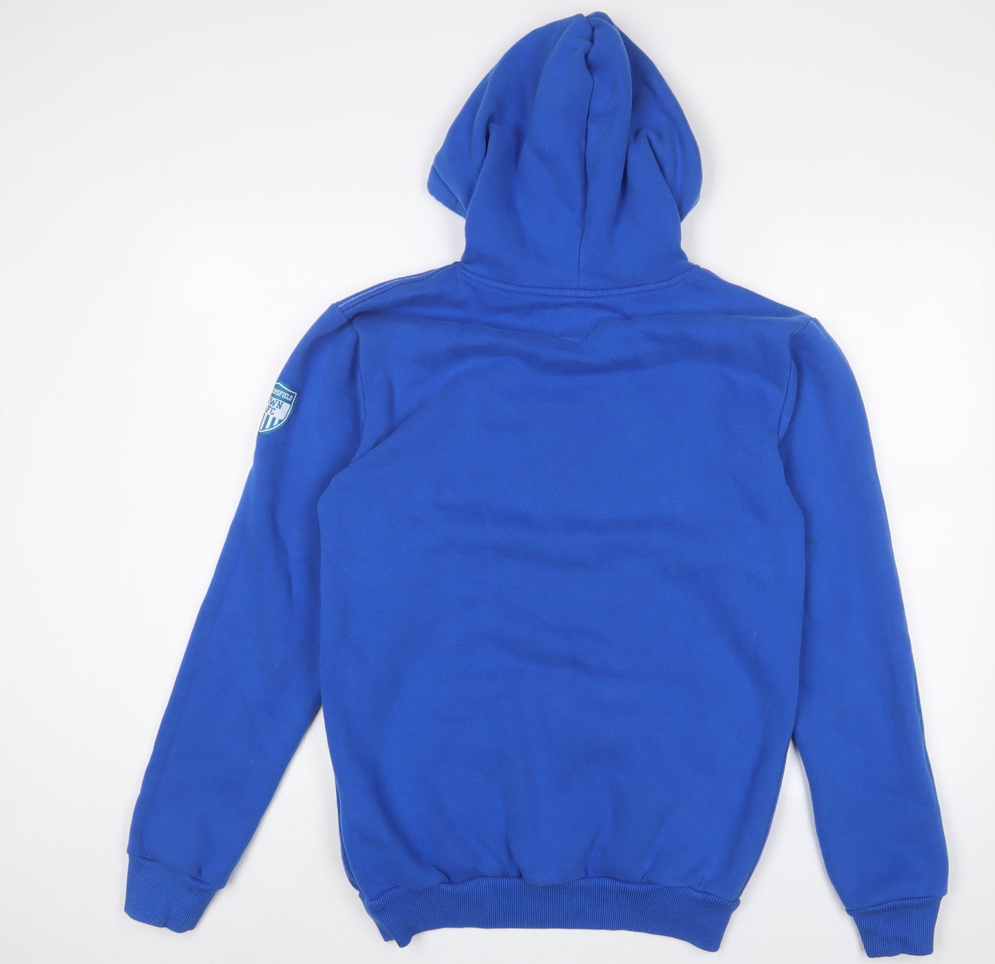 Huddersfield Town Football Club Mens Blue Cotton Pullover Hoodie Size M - Logo