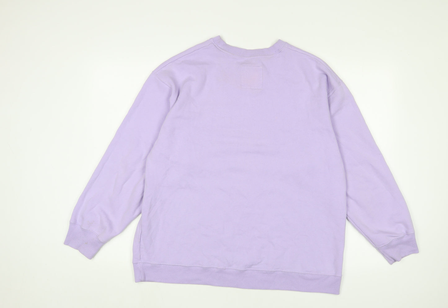 Hollister Womens Purple Cotton Pullover Sweatshirt Size M Pullover - Santa Monica