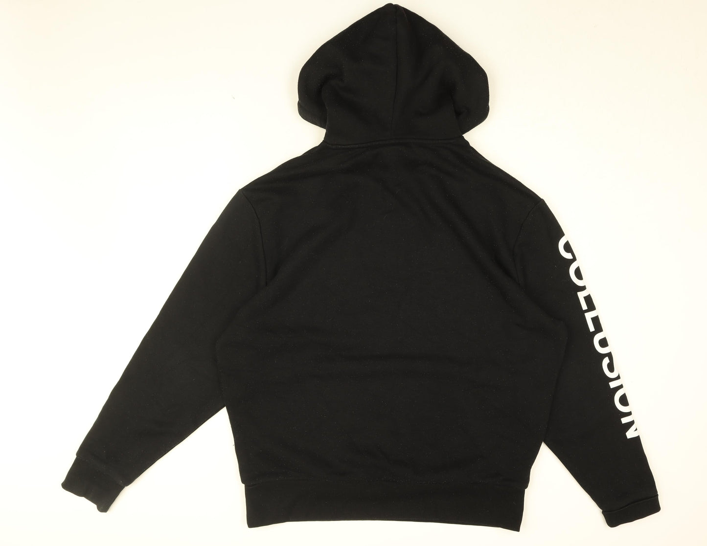 COLLUSION Mens Black Cotton Pullover Hoodie Size M - Collusion