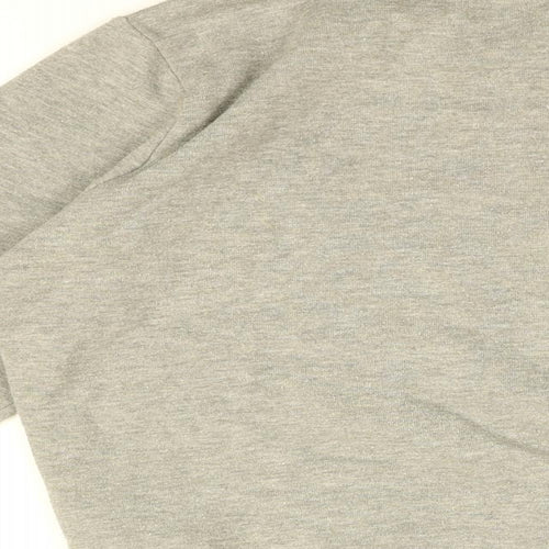 Disney Womens Grey Cotton Pullover Sweatshirt Size 10 Pullover - Mickey Mouse