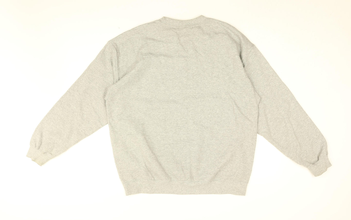 ELF Womens Grey Cotton Pullover Sweatshirt Size L Pullover - Elf, Santa's Coming!