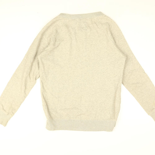 Jack Wills Womens Grey Cotton Pullover Sweatshirt Size 8 Pullover