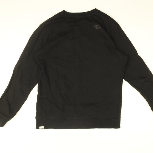 The North Face Womens Black Cotton Pullover Sweatshirt Size M Pullover - The North Face Print