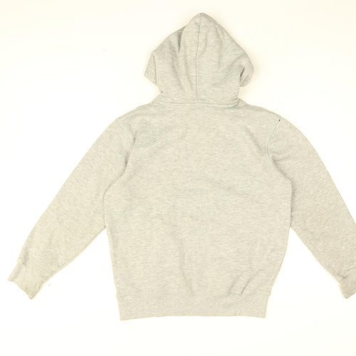 Dudeskin Boys Grey Cotton Pullover Hoodie Size 11-12 Years Pullover - Original Dudeskin