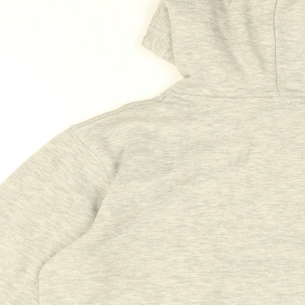 Dudeskin Boys Grey Cotton Pullover Hoodie Size 11-12 Years Pullover - Original Dudeskin