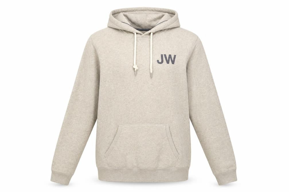 Jack Wills Mens Grey Cotton Pullover Hoodie Size XS - Wills Logo