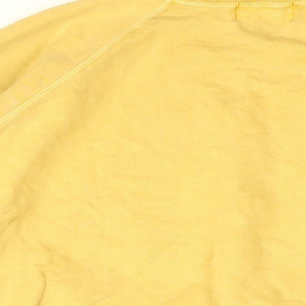 Urchin Womens Yellow Cotton Pullover Sweatshirt Size 10 Pullover