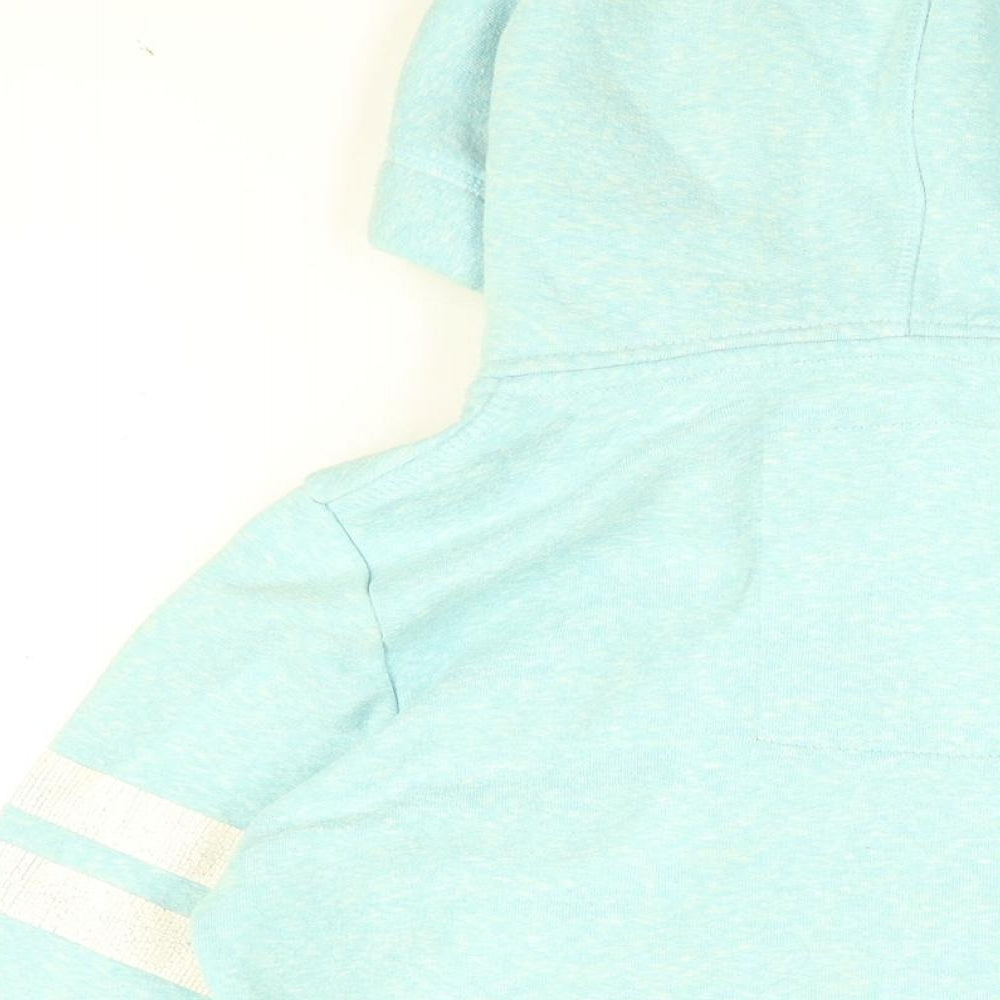 Superdry Womens Blue Cotton Full Zip Hoodie Size S Zip - Superdry 72