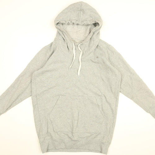 G-Star Mens Grey Cotton Pullover Hoodie Size M