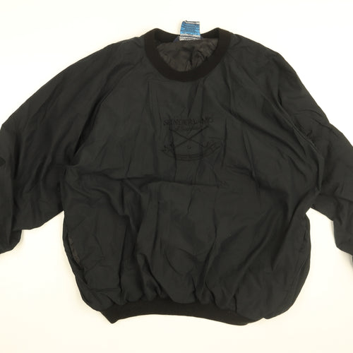 Sunderland of Scotland Mens Black Nylon Pullover Sweatshirt Size 2XL - Sunderland of Scotland