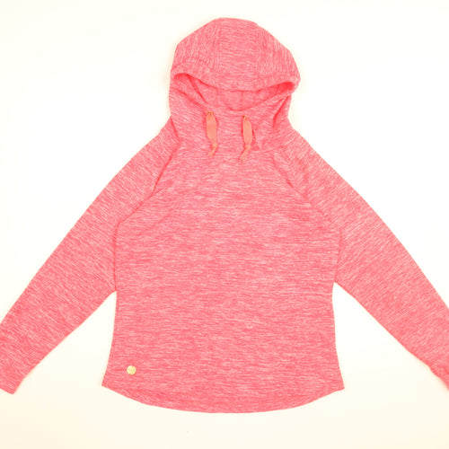 Regatta Womens Pink Cotton Pullover Hoodie Size 10 Pullover