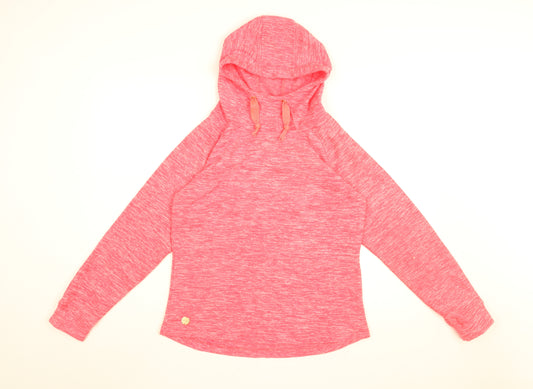 Regatta Womens Pink Cotton Pullover Hoodie Size 10 Pullover