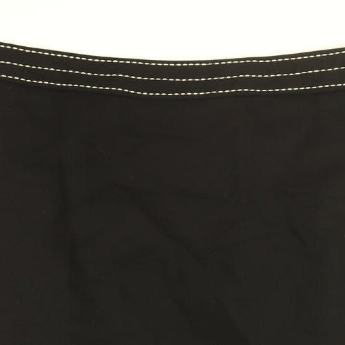 Coast Womens Black Polyester Straight & Pencil Skirt Size 12 Zip