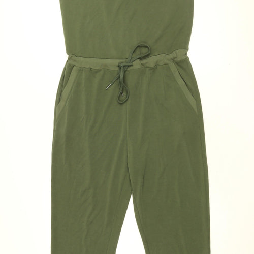 Hush Womens Green Cotton Jumpsuit One-Piece Size 10 L27 in Zip