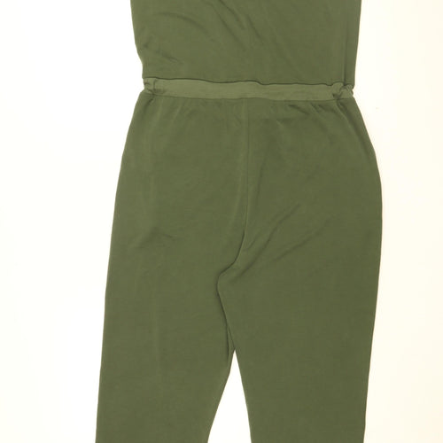 Hush Womens Green Cotton Jumpsuit One-Piece Size 10 L27 in Zip