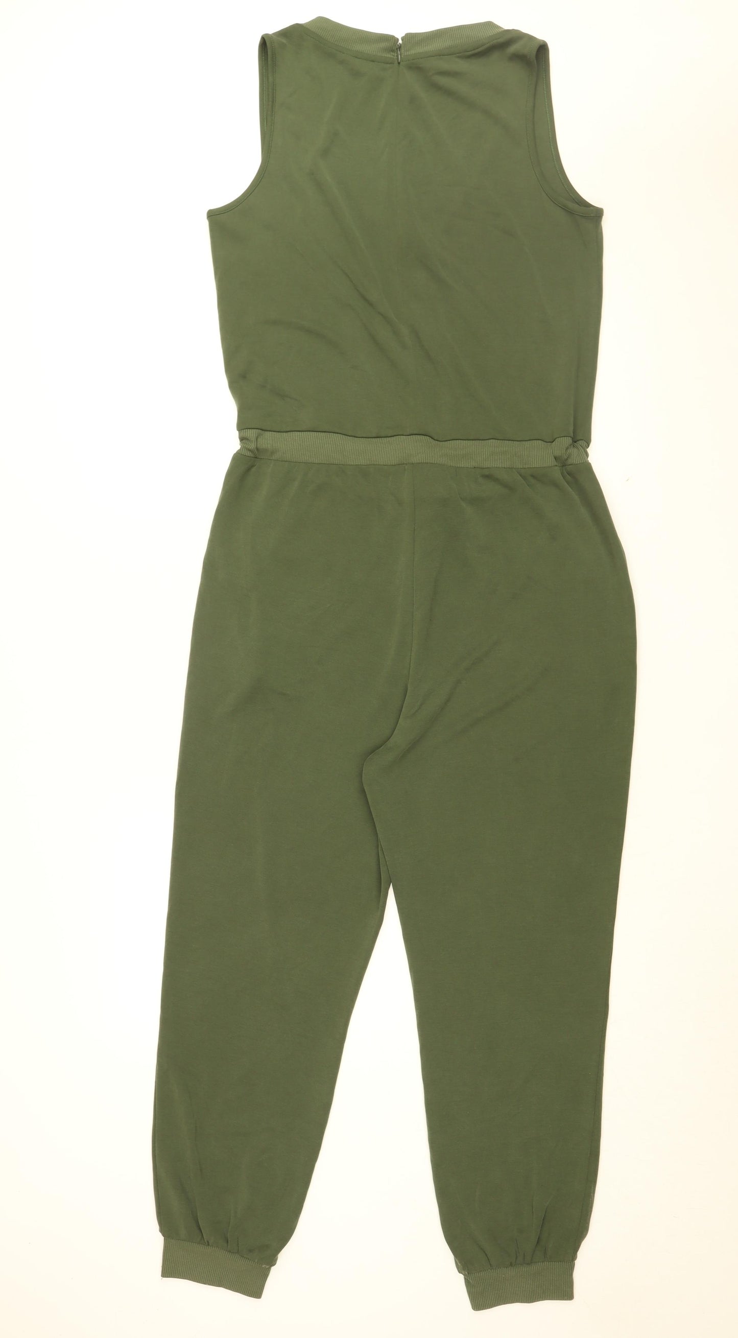 Hush Womens Green Cotton Jumpsuit One-Piece Size 10 L27 in Zip