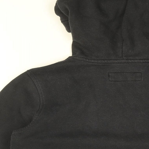 Abercrombie & Fitch Girls Black Cotton Pullover Hoodie Size 11-12 Years Pullover - Abercrombie logo