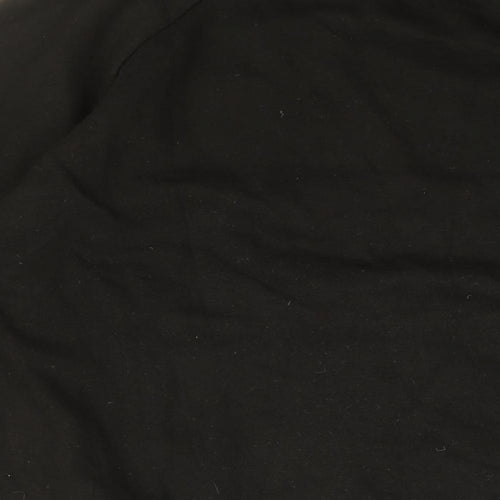 Eat The Rich Womens Black Cotton Pullover Sweatshirt Size 2XL Pullover - Eat The Rich