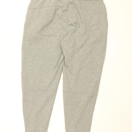 DKNY Mens Grey Cotton Jogger Trousers Size M L27 in Regular Drawstring