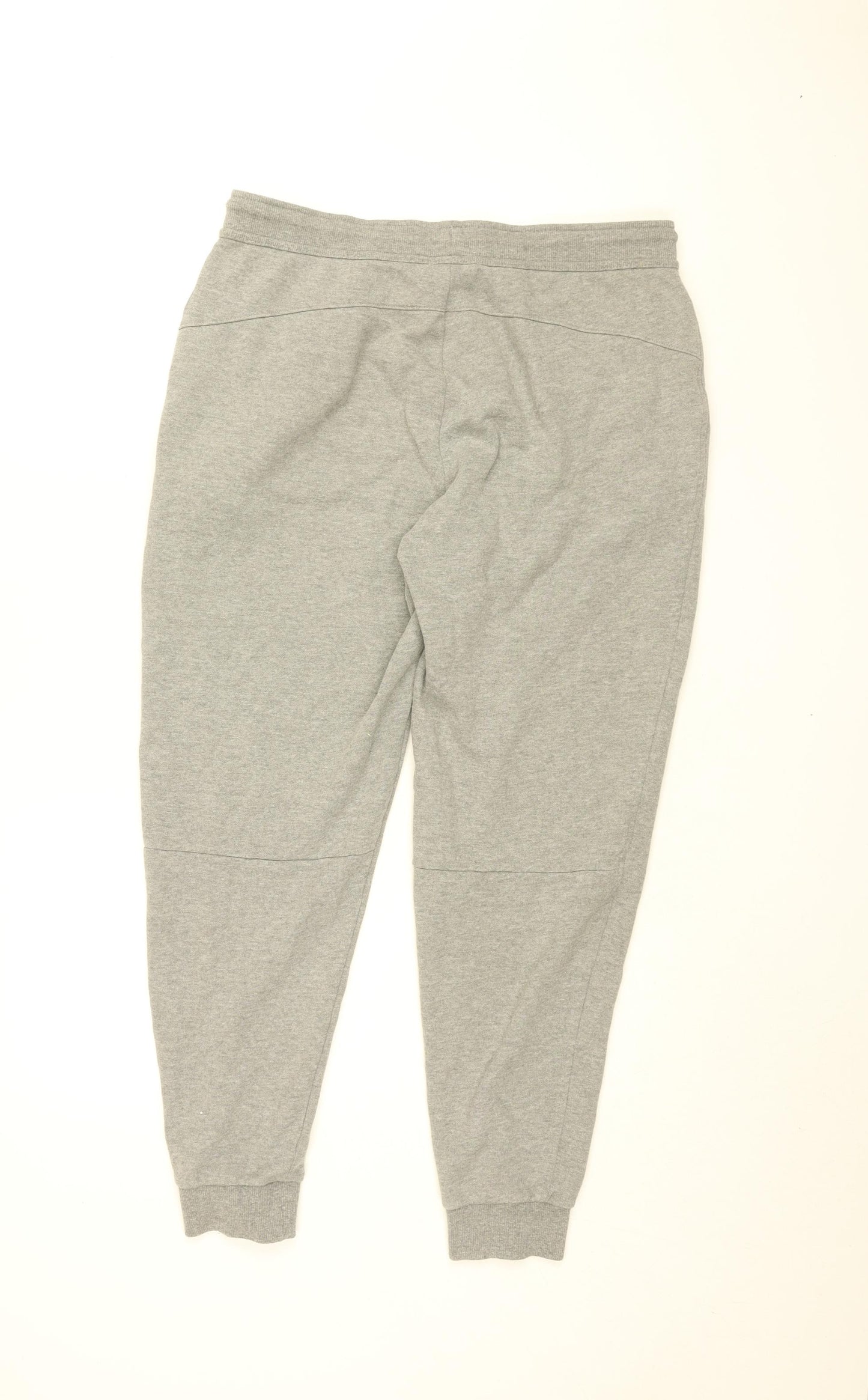 DKNY Mens Grey Cotton Jogger Trousers Size M L27 in Regular Drawstring