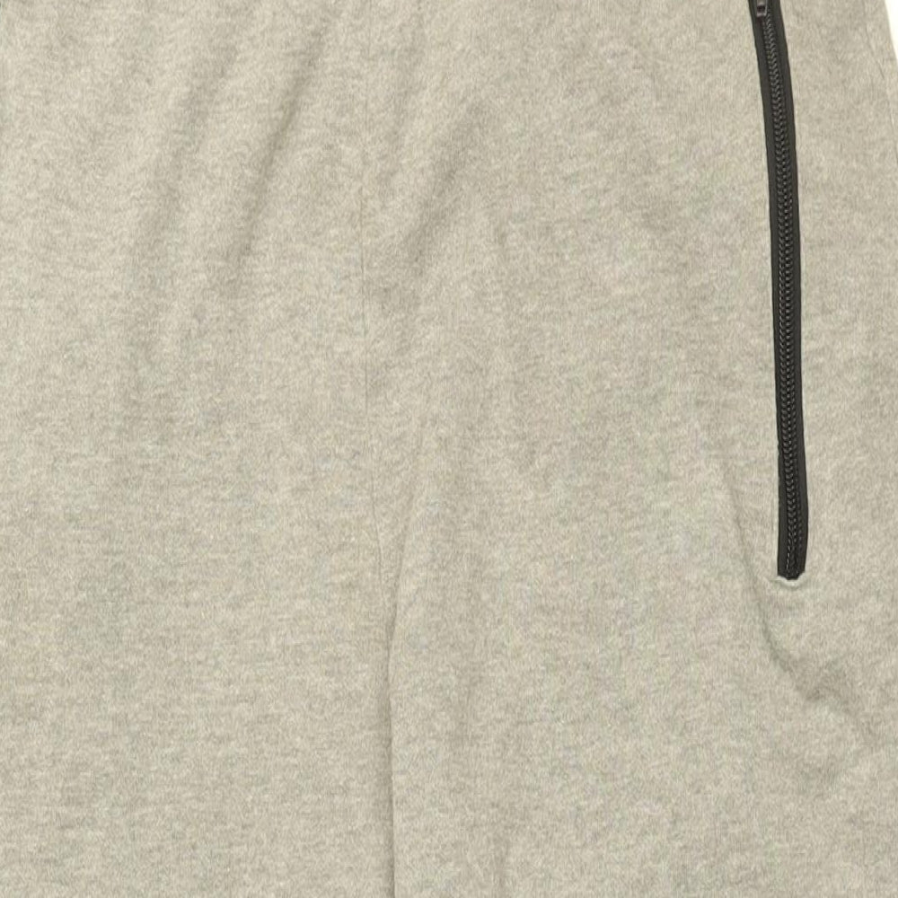 DKNY Mens Grey Cotton Jogger Trousers Size M L27 in Regular Drawstring
