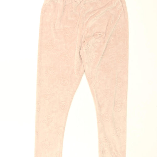 Winnie the Pooh Womens Pink Solid Polyester Top Pyjama Pants Size 10 - Winnie The Pooh