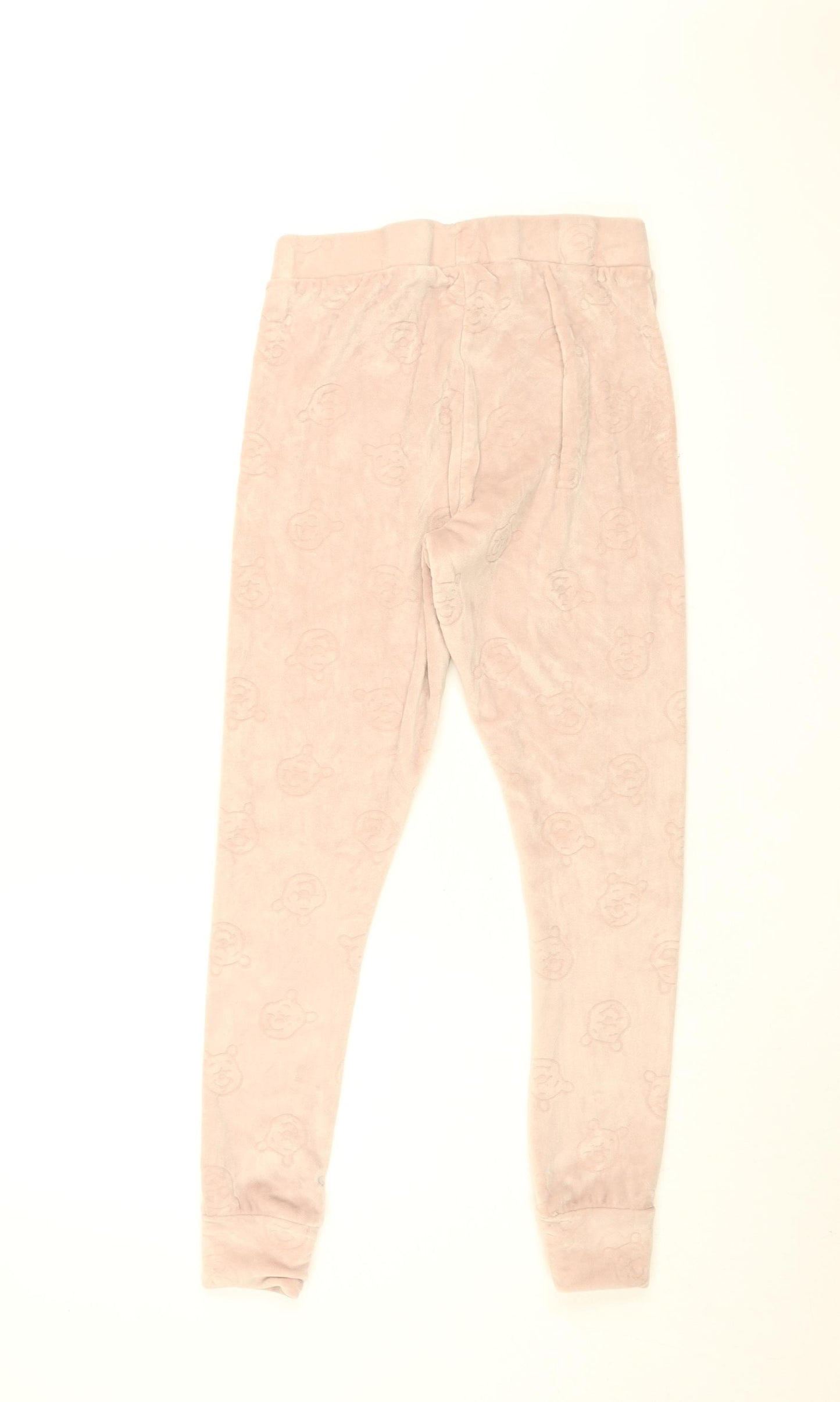 Winnie the Pooh Womens Pink Solid Polyester Top Pyjama Pants Size 10 - Winnie The Pooh