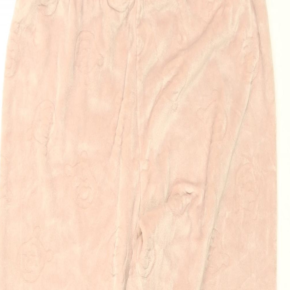 Winnie the Pooh Womens Pink Solid Polyester Top Pyjama Pants Size 10 - Winnie The Pooh